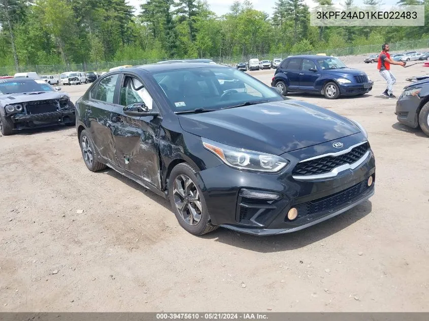 3KPF24AD1KE022483 2019 Kia Forte Lxs