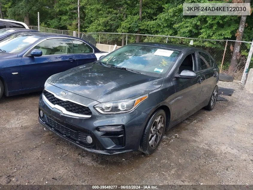 3KPF24AD4KE122030 2019 Kia Forte Lxs