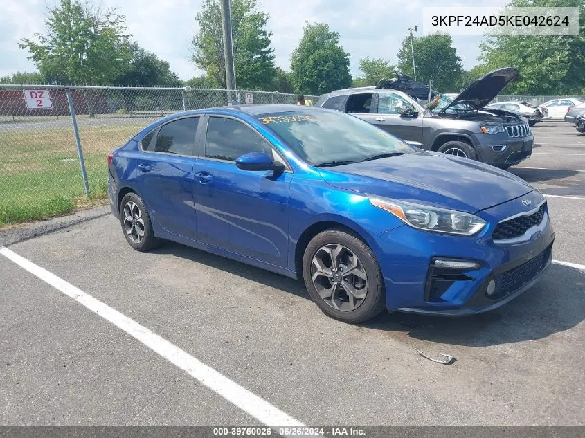 2019 Kia Forte Lxs VIN: 3KPF24AD5KE042624 Lot: 39750026