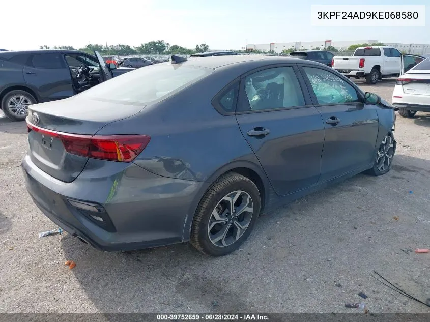 3KPF24AD9KE068580 2019 Kia Forte Lxs