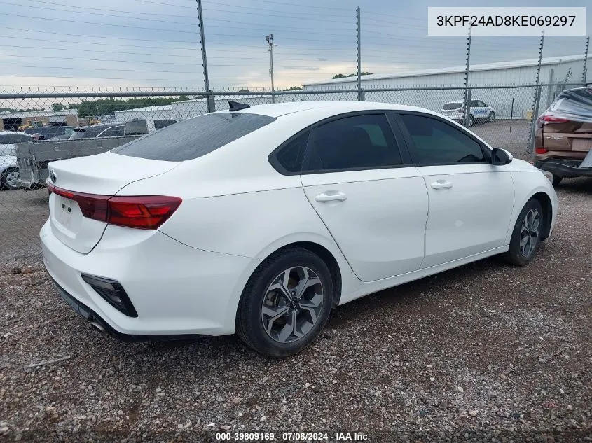 2019 Kia Forte Lxs VIN: 3KPF24AD8KE069297 Lot: 39809169