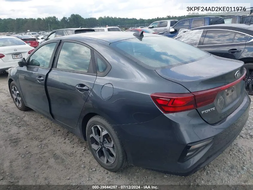 3KPF24AD2KE011976 2019 Kia Forte Lxs