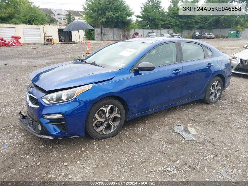 2019 Kia Forte Lxs VIN: 3KPF24AD5KE046558 Lot: 39850893