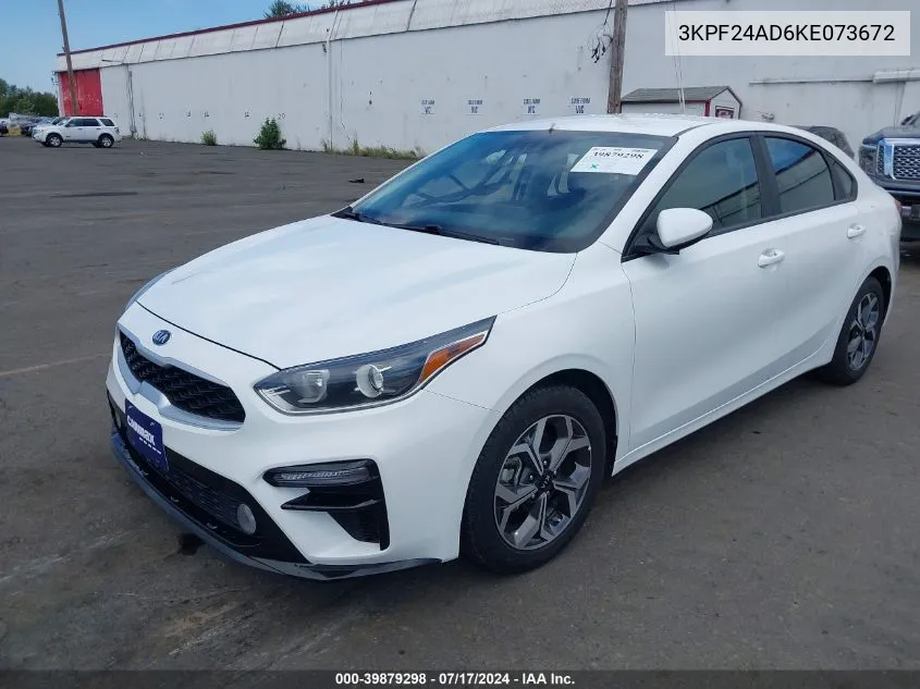 3KPF24AD6KE073672 2019 Kia Forte Lxs