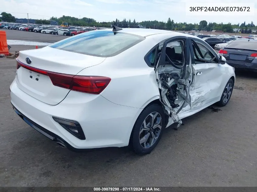 3KPF24AD6KE073672 2019 Kia Forte Lxs