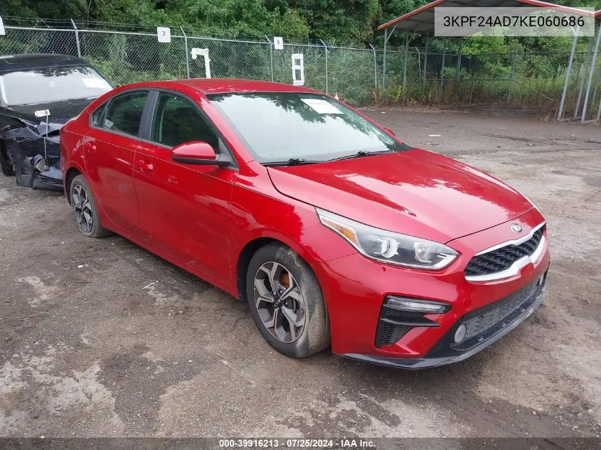 2019 Kia Forte Lxs VIN: 3KPF24AD7KE060686 Lot: 39916213