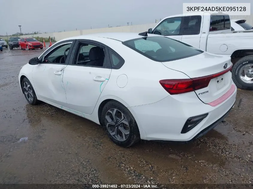 2019 Kia Forte Fe/Lx/Lxs VIN: 3KPF24AD5KE095128 Lot: 39921452