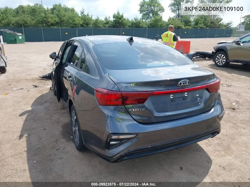 2019 Kia Forte Lxs VIN: 3KPF24AD0KE109100 Lot: 39923575