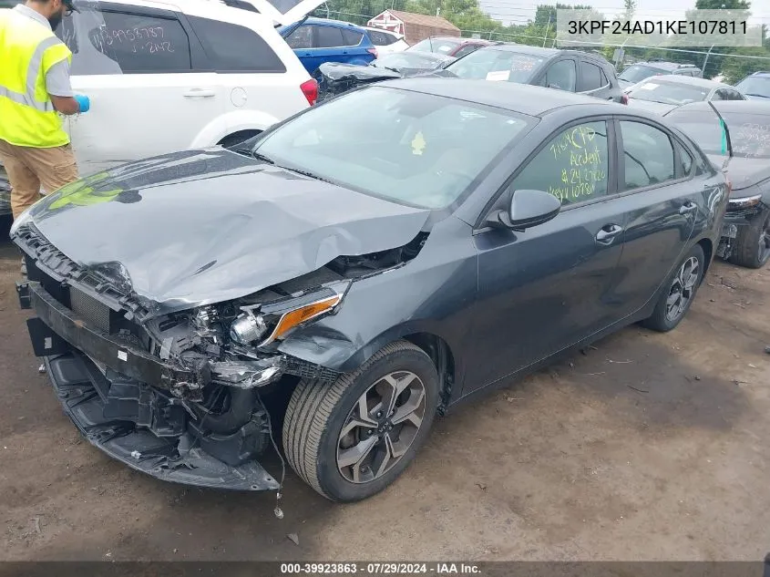 2019 Kia Forte Fe/Lx/Lxs VIN: 3KPF24AD1KE107811 Lot: 39923863