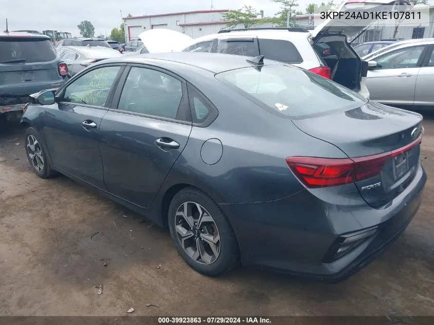 3KPF24AD1KE107811 2019 Kia Forte Fe/Lx/Lxs