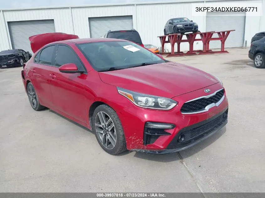 3KPF34ADXKE066771 2019 Kia Forte S