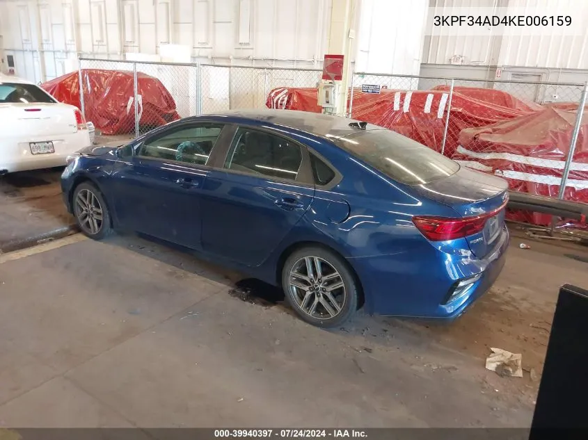 3KPF34AD4KE006159 2019 Kia Forte S