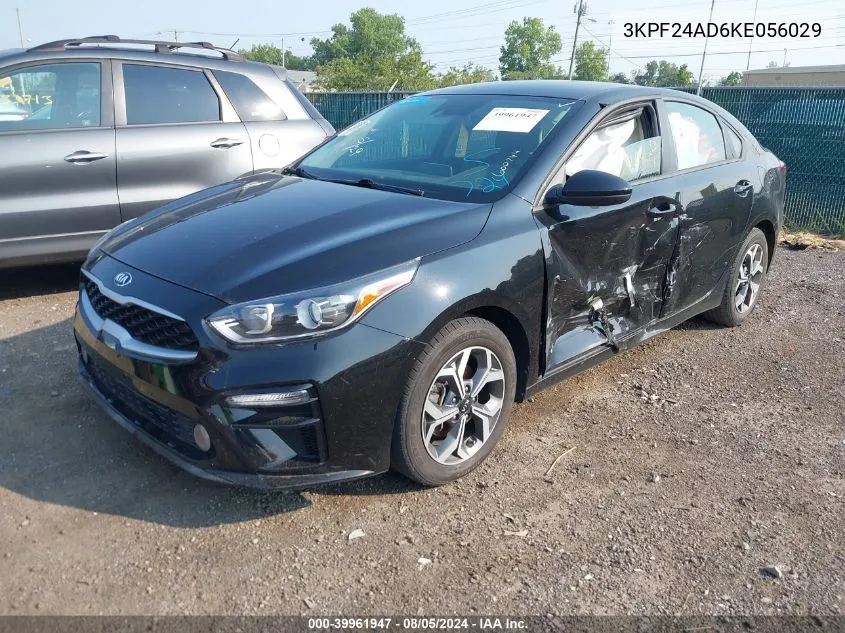 2019 Kia Forte Lxs VIN: 3KPF24AD6KE056029 Lot: 39961947