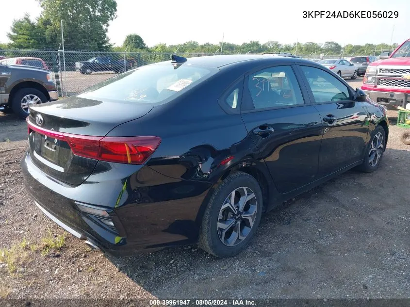 2019 Kia Forte Lxs VIN: 3KPF24AD6KE056029 Lot: 39961947