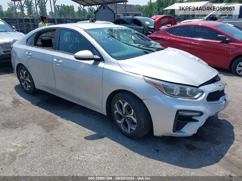 2019 Kia Forte Lxs VIN: 3KPF24AD4KE058961 Lot: 39991284