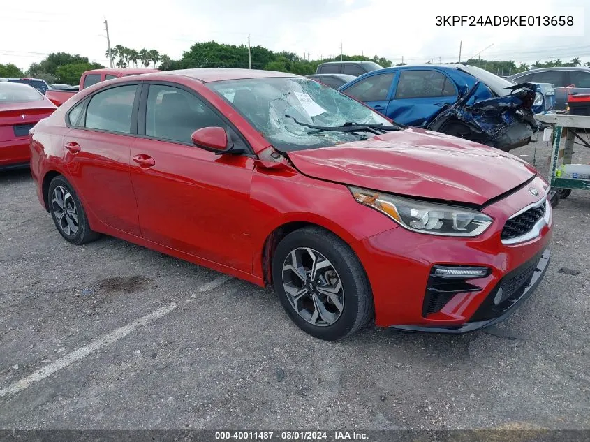 2019 Kia Forte Lxs VIN: 3KPF24AD9KE013658 Lot: 40011487