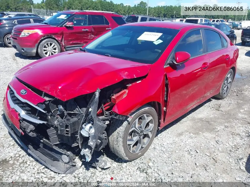 2019 Kia Forte Lxs VIN: 3KPF24AD6KE086065 Lot: 40052989