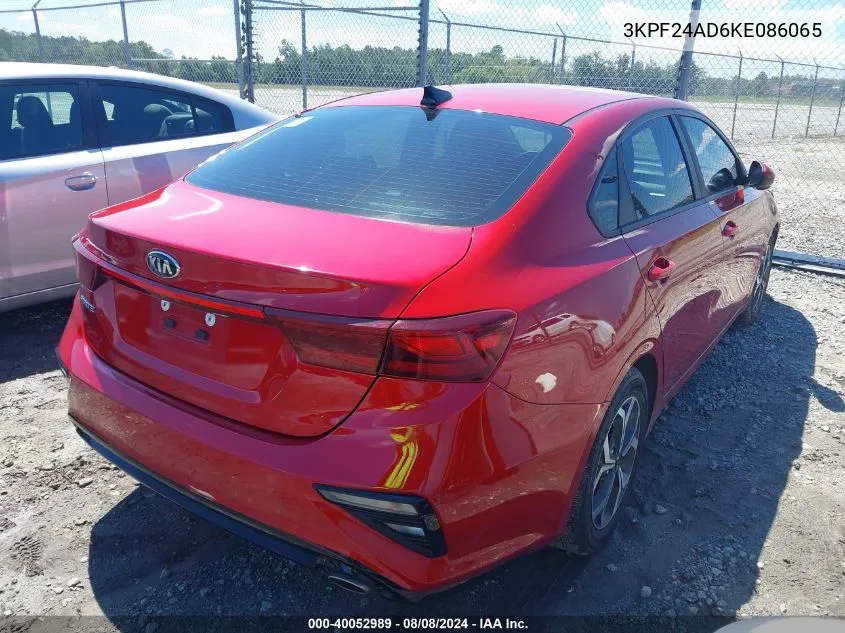 2019 Kia Forte Lxs VIN: 3KPF24AD6KE086065 Lot: 40052989