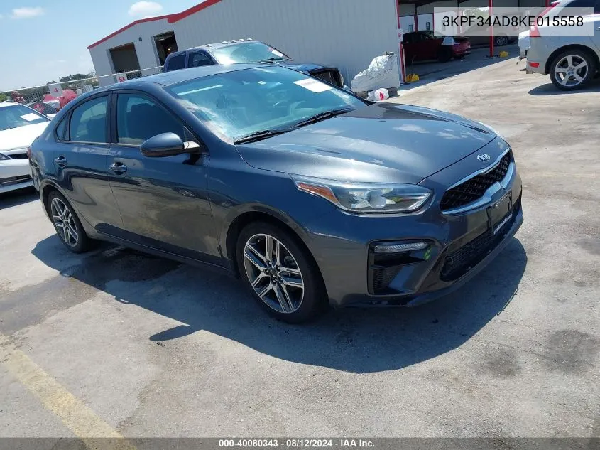 2019 Kia Forte S VIN: 3KPF34AD8KE015558 Lot: 40080343