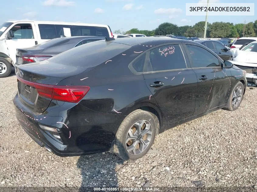 2019 Kia Forte Lxs VIN: 3KPF24AD0KE050582 Lot: 40165951