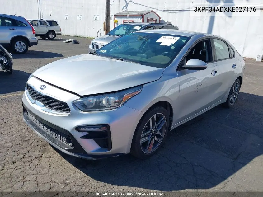 2019 Kia Forte S VIN: 3KPF34ADXKE027176 Lot: 40166318