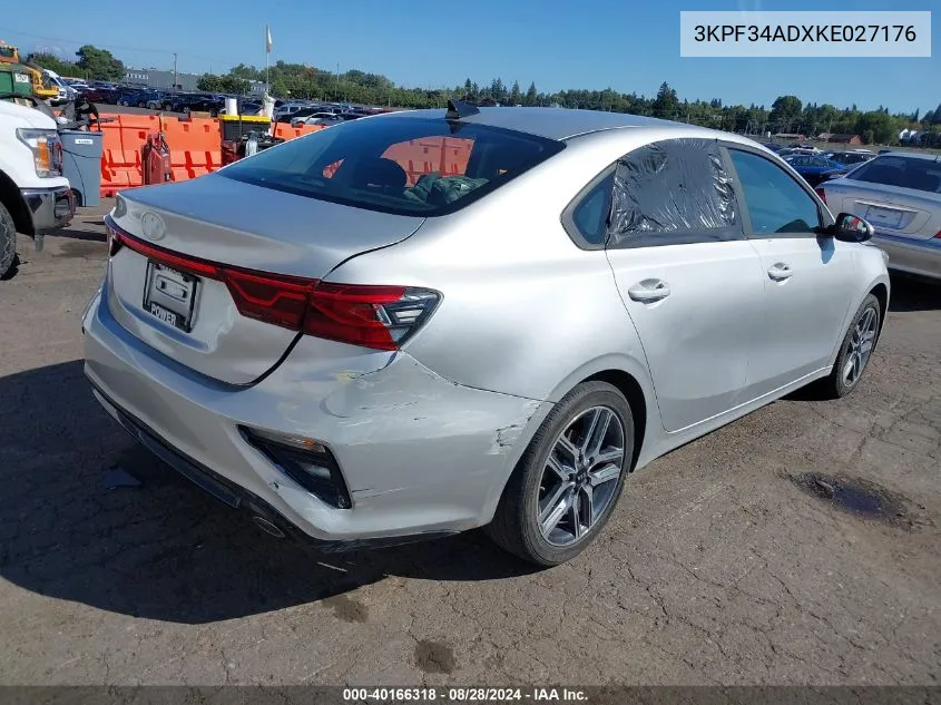 2019 Kia Forte S VIN: 3KPF34ADXKE027176 Lot: 40166318