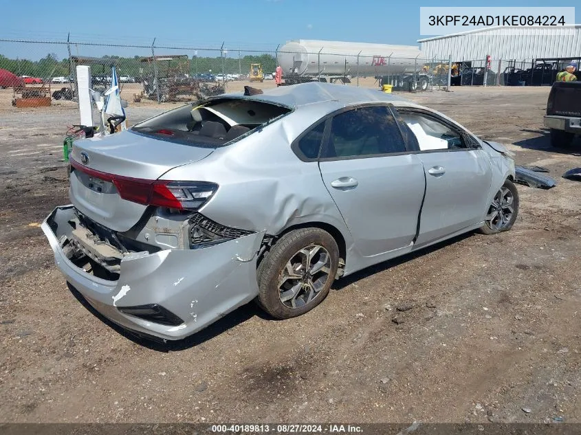 2019 Kia Forte Lxs VIN: 3KPF24AD1KE084224 Lot: 40189813