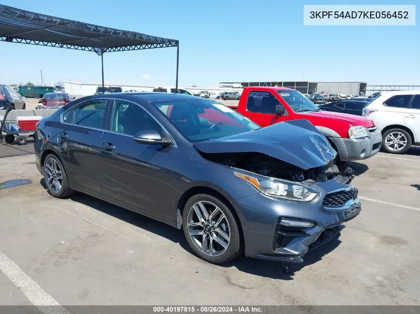 3KPF54AD7KE056452 2019 Kia Forte Ex