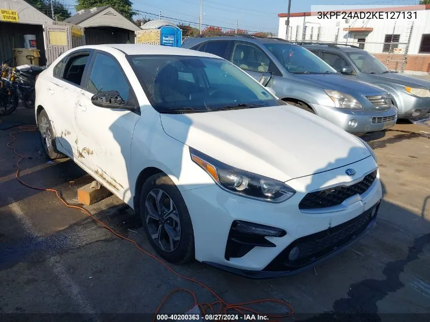 2019 Kia Forte Lxs VIN: 3KPF24AD2KE127131 Lot: 40200363