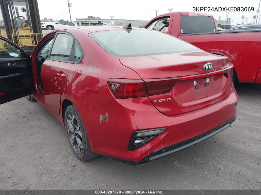 2019 Kia Forte Lxs VIN: 3KPF24ADXKE083069 Lot: 40207370