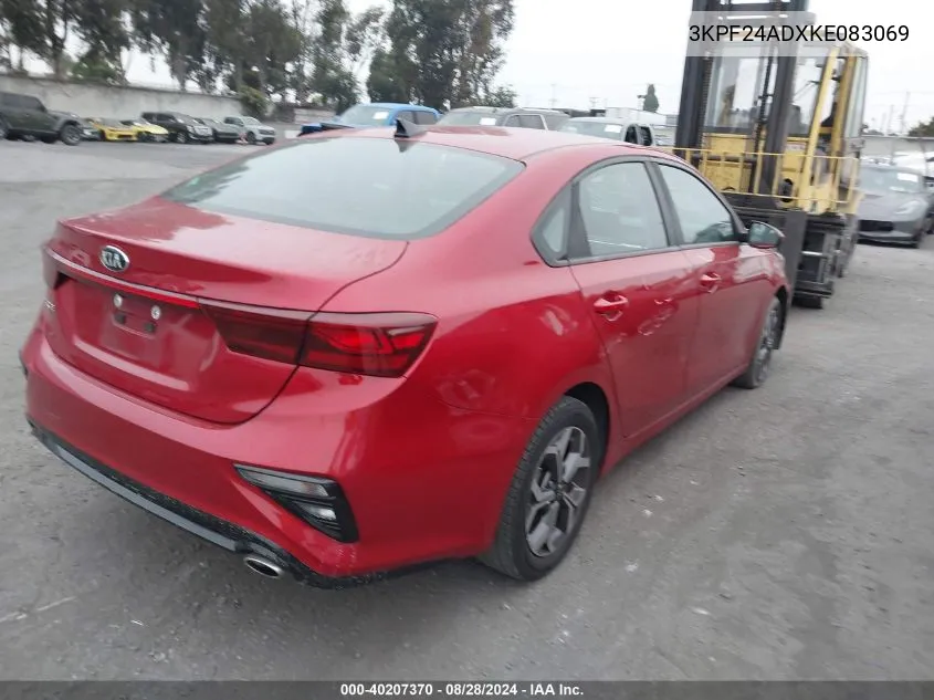 3KPF24ADXKE083069 2019 Kia Forte Lxs