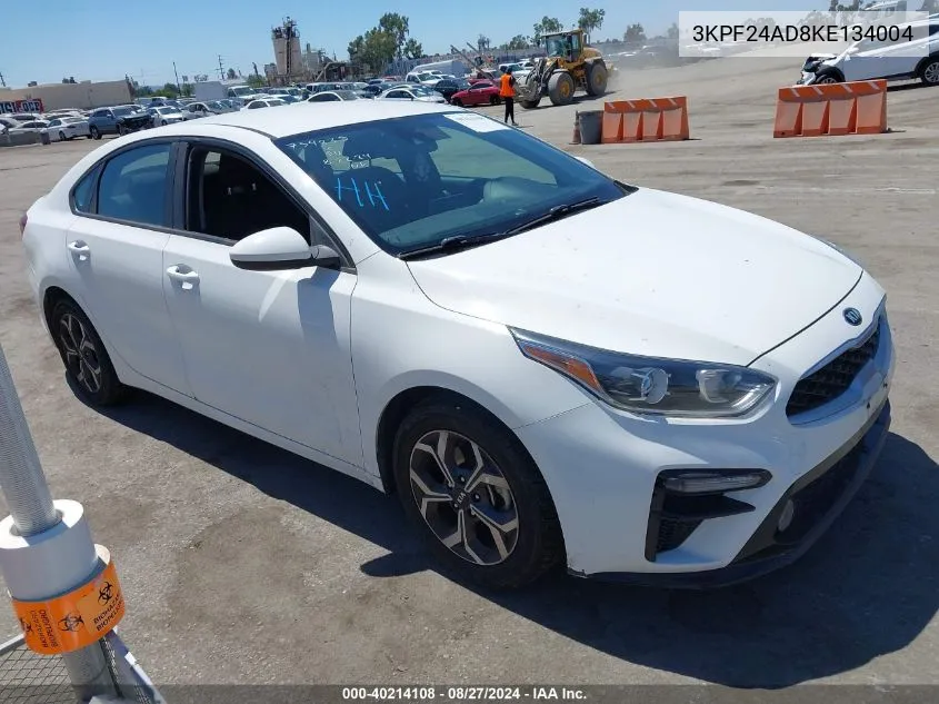 2019 Kia Forte Lxs VIN: 3KPF24AD8KE134004 Lot: 40214108