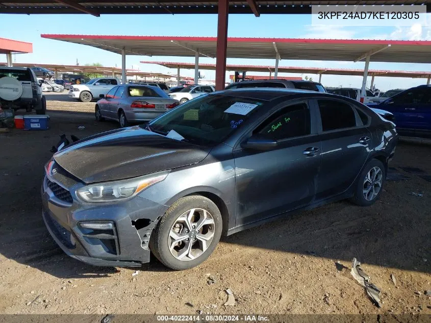 3KPF24AD7KE120305 2019 Kia Forte Lxs