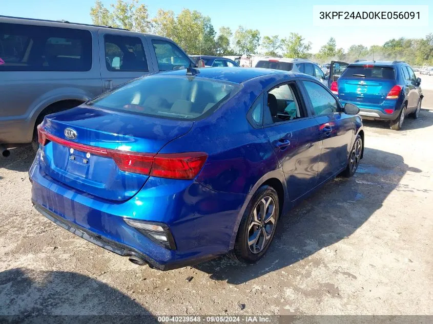 3KPF24AD0KE056091 2019 Kia Forte Fe/Lx/Lxs