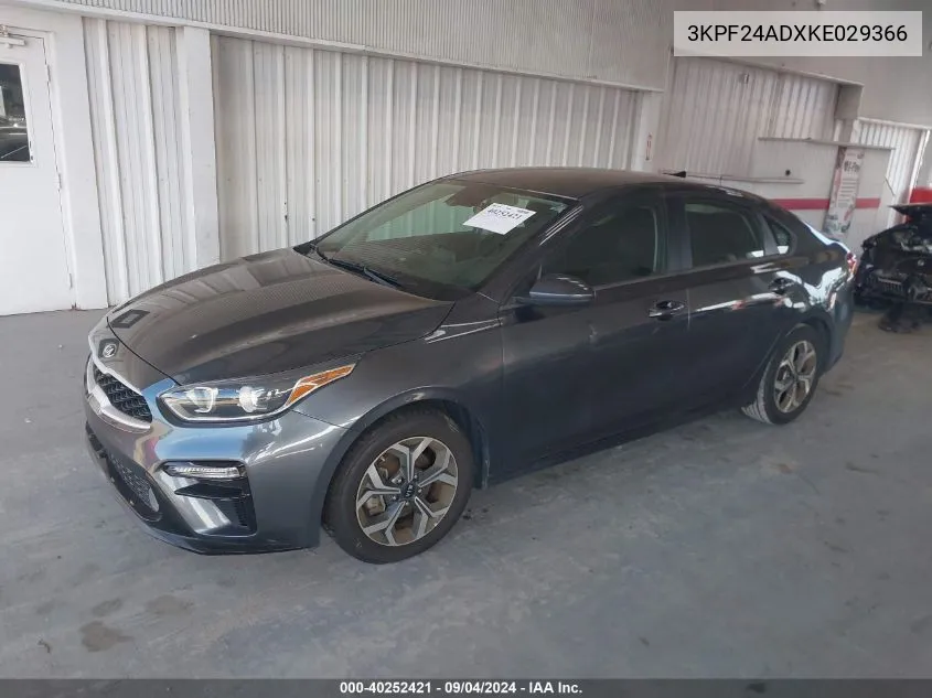 2019 Kia Forte Fe/Lx/Lxs VIN: 3KPF24ADXKE029366 Lot: 40252421