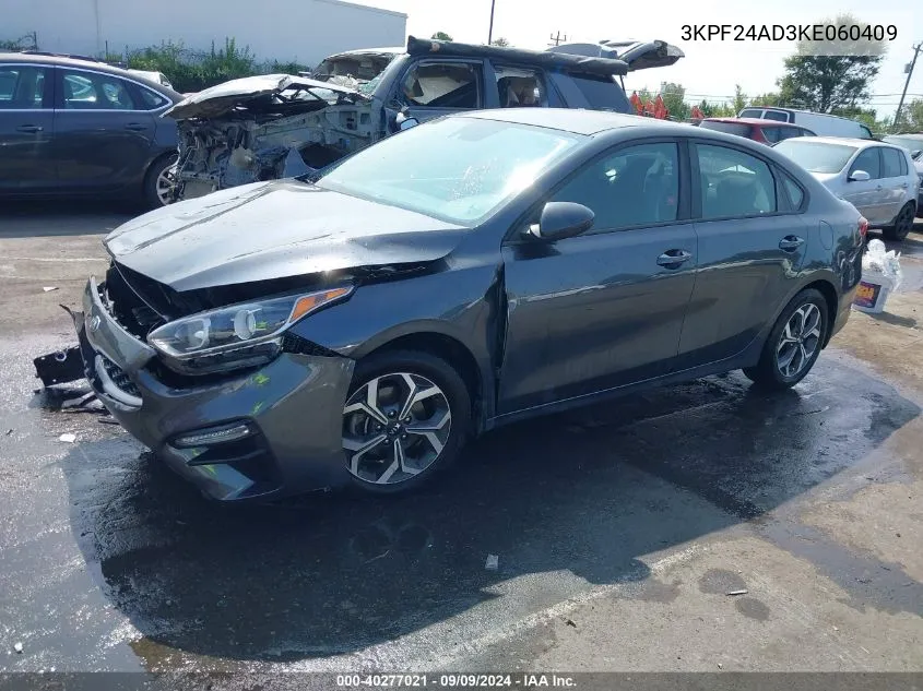 2019 Kia Forte Lxs VIN: 3KPF24AD3KE060409 Lot: 40277021