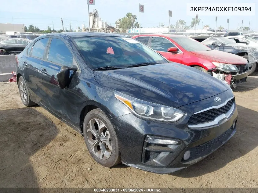 2019 Kia Forte Lxs VIN: 3KPF24ADXKE109394 Lot: 40283031