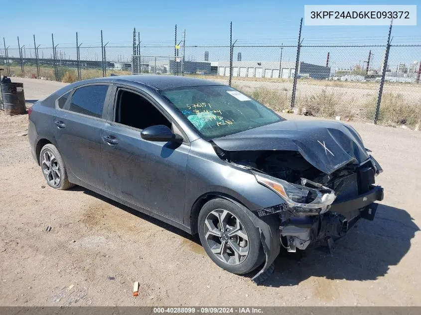 2019 Kia Forte Lxs VIN: 3KPF24AD6KE093372 Lot: 40288099