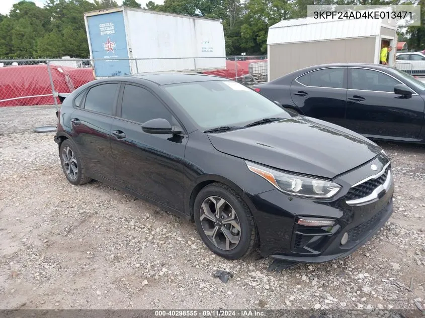 2019 Kia Forte Fe/Lx/Lxs VIN: 3KPF24AD4KE013471 Lot: 40298555