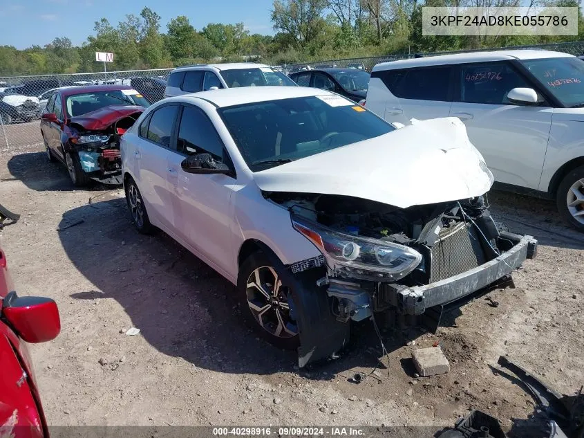 2019 Kia Forte Lxs VIN: 3KPF24AD8KE055786 Lot: 40298916