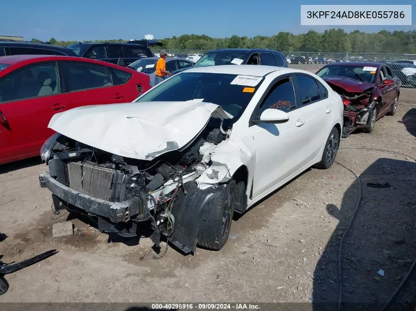 2019 Kia Forte Lxs VIN: 3KPF24AD8KE055786 Lot: 40298916