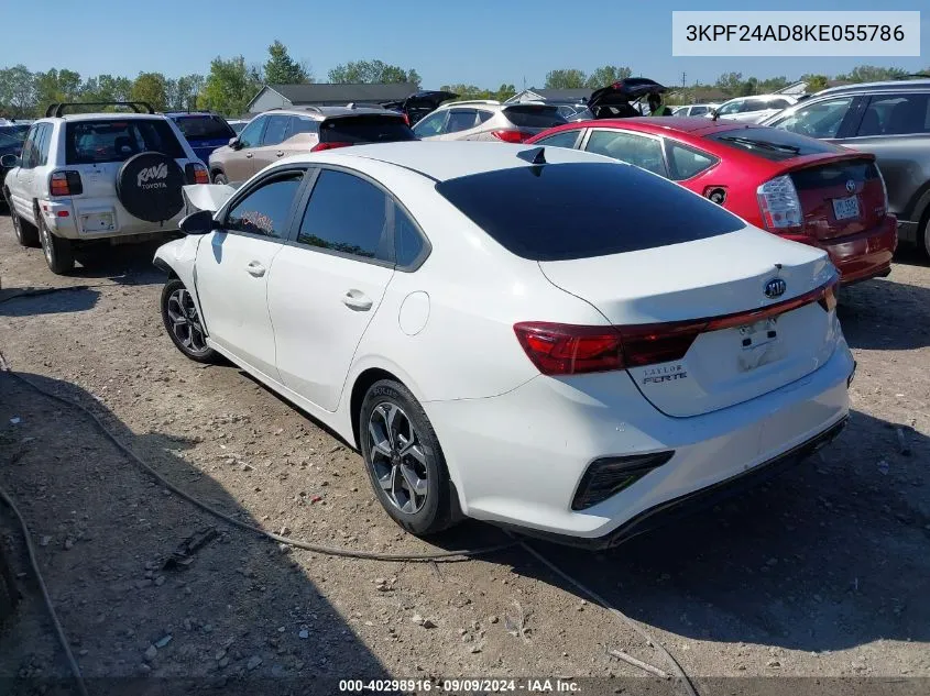 2019 Kia Forte Lxs VIN: 3KPF24AD8KE055786 Lot: 40298916