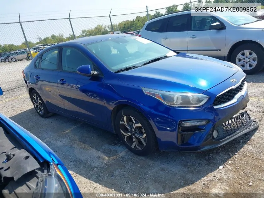 3KPF24AD7KE009852 2019 Kia Forte Lxs