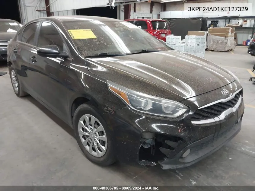 2019 Kia Forte Fe VIN: 3KPF24AD1KE127329 Lot: 40306705