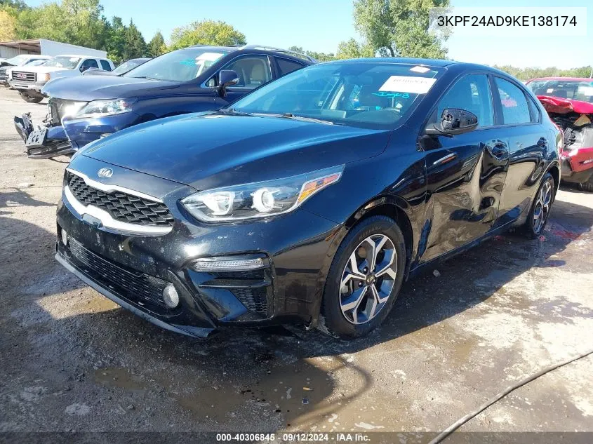 2019 Kia Forte Fe/Lx/Lxs VIN: 3KPF24AD9KE138174 Lot: 40306845