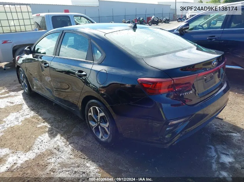 3KPF24AD9KE138174 2019 Kia Forte Fe/Lx/Lxs