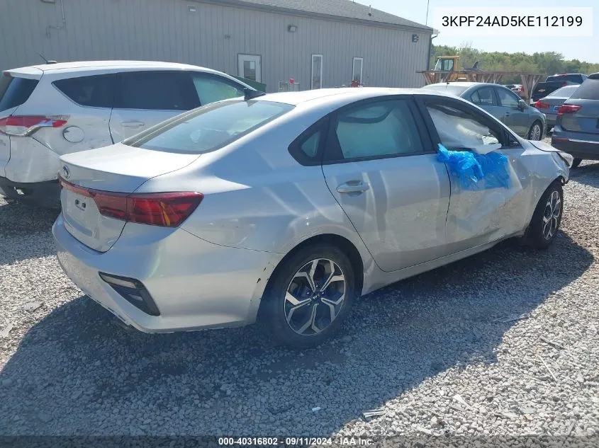 3KPF24AD5KE112199 2019 Kia Forte Fe/Lx/Lxs