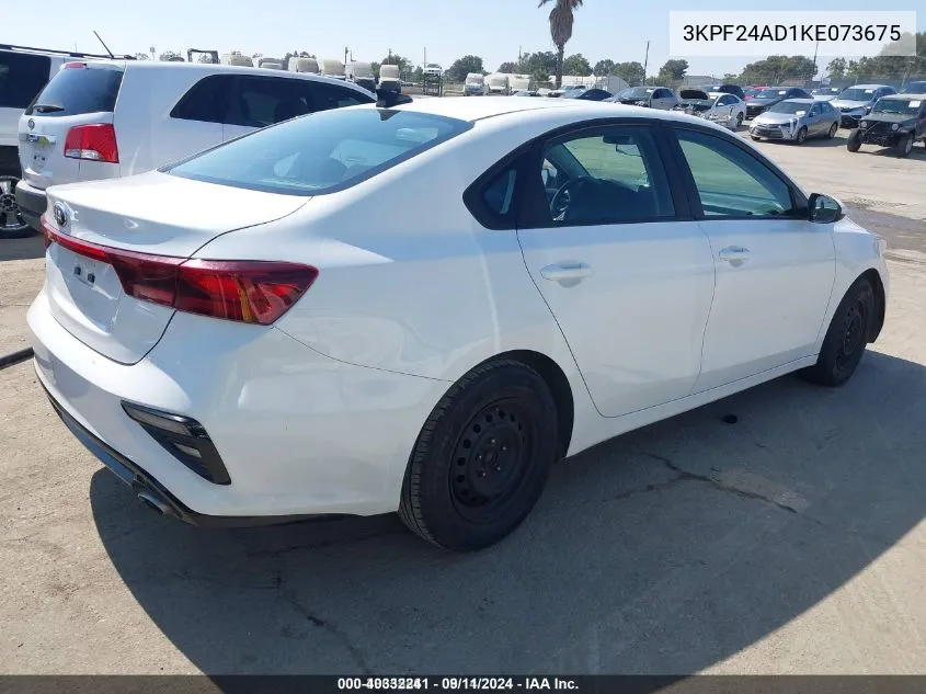 2019 Kia Forte Lxs VIN: 3KPF24AD1KE073675 Lot: 40332241