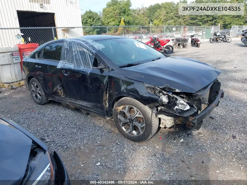 2019 Kia Forte Fe/Lx/Lxs VIN: 3KPF24ADXKE104535 Lot: 40342496