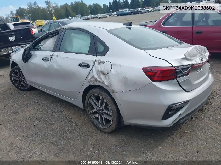 3KPF34AD9KE088602 2019 Kia Forte S